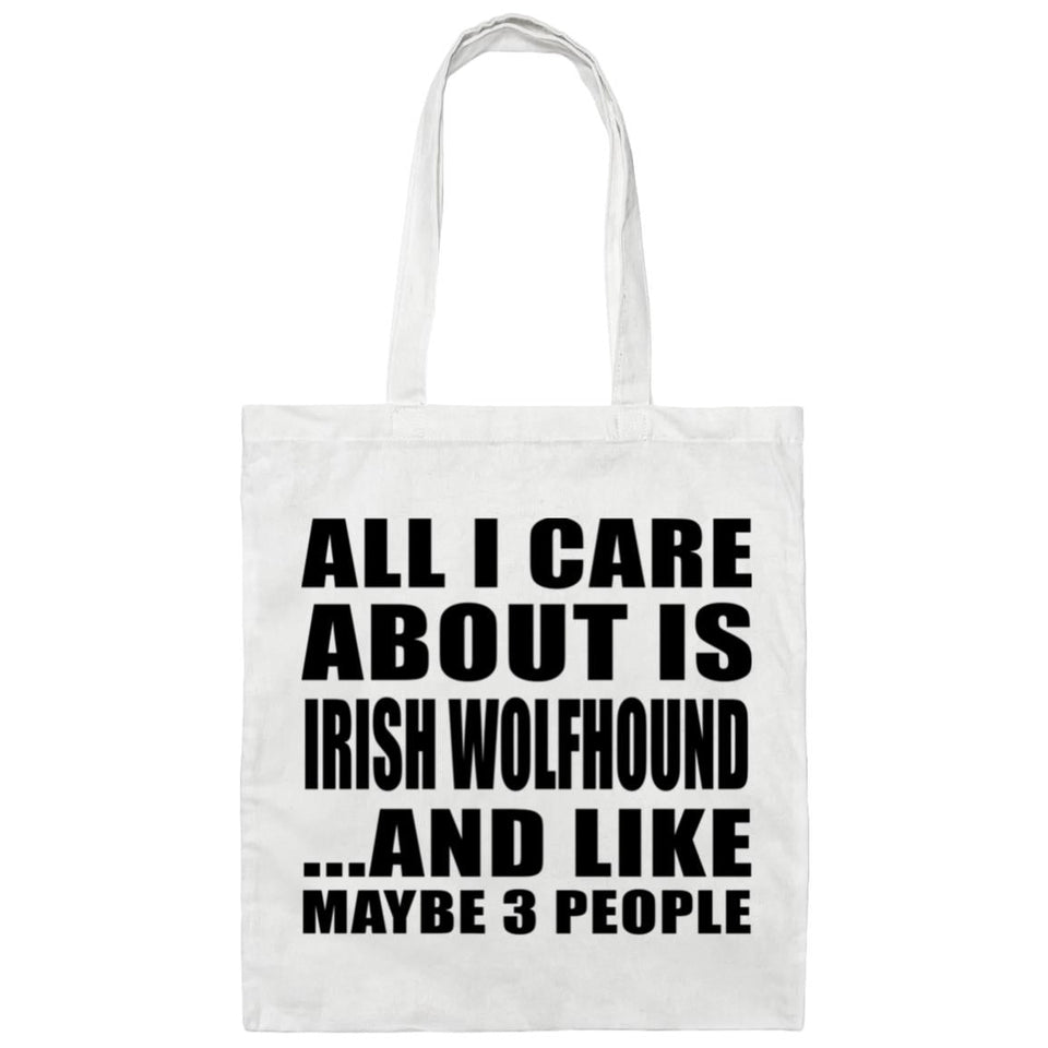 All I Care About Is Irish Wolfhound - Tote Bag White