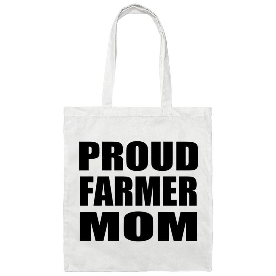Proud Farmer Mom - Tote Bag White