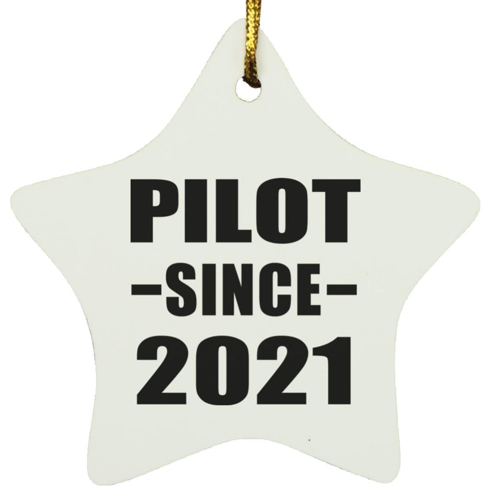 Pilot Since 2021 - Star Ornament