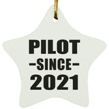 Pilot Since 2021 - Star Ornament