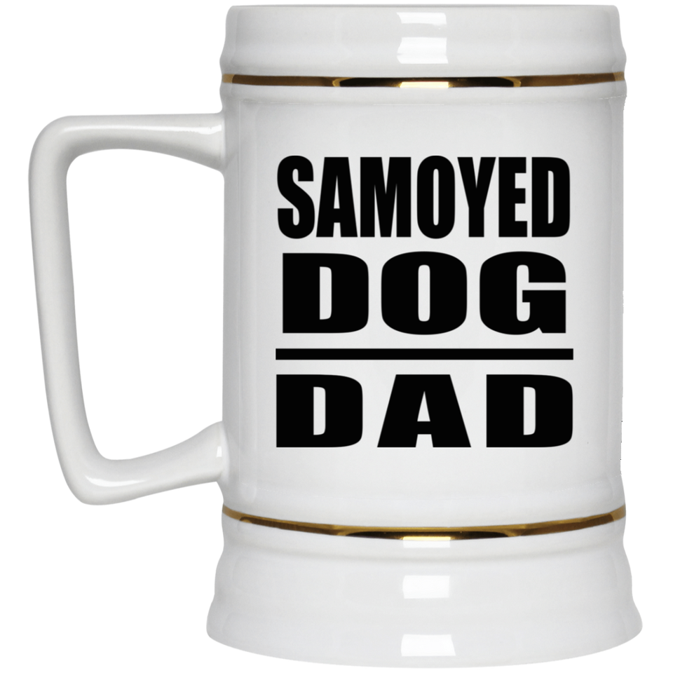 Samoyed Dog Dad - Beer Stein