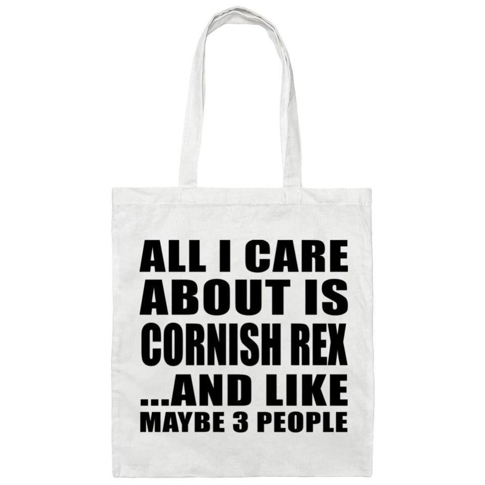 All I Care About Is Cornish Rex - Tote Bag White
