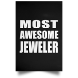 Most Awesome Jeweler - Poster Portrait