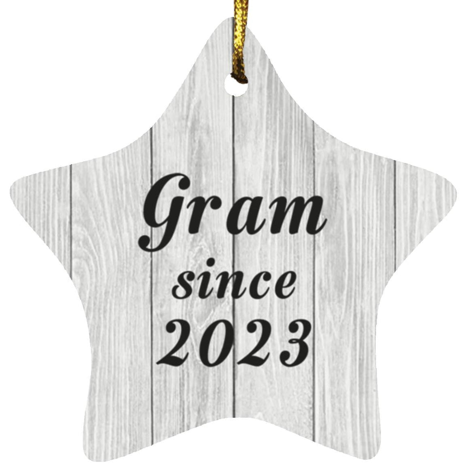 Gram Since 2023 - Star Ornament F