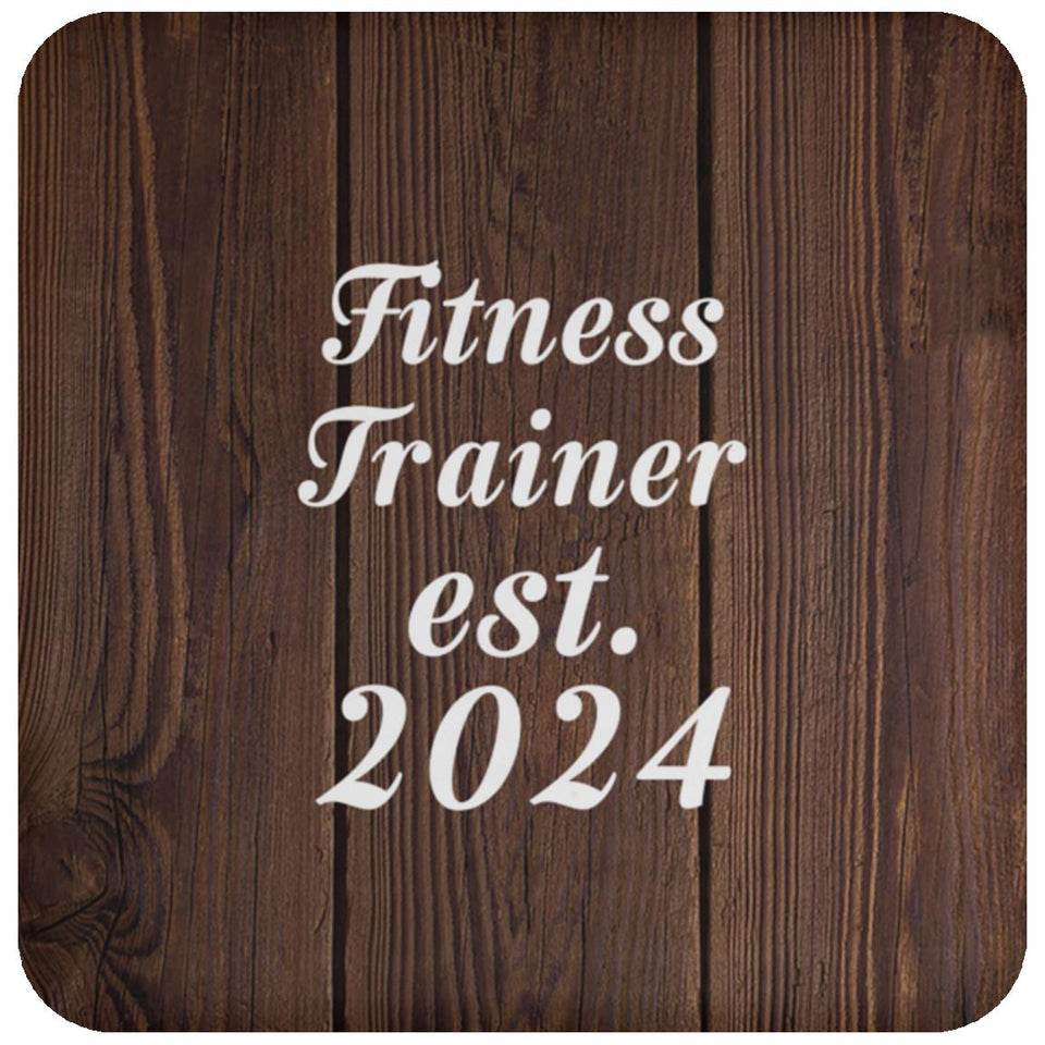 Fitness Trainer Established Est. 2024 - Drink Coaster D