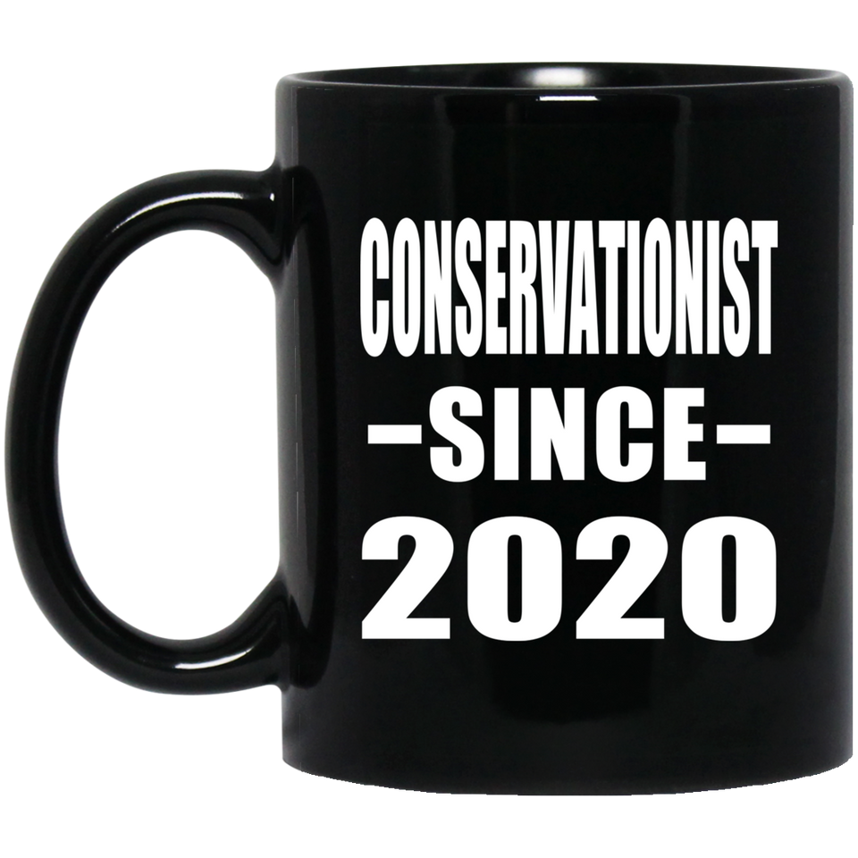 Conservationist Since 2020 - 11oz Coffee Mug Black