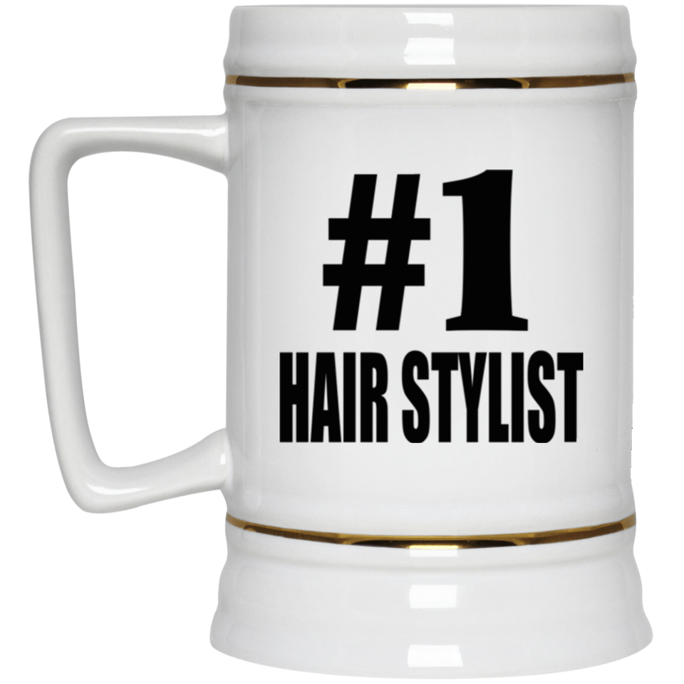Number One #1 Hair Stylist - Beer Stein