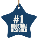 Number One #1 Industrial Designer - Star Ornament