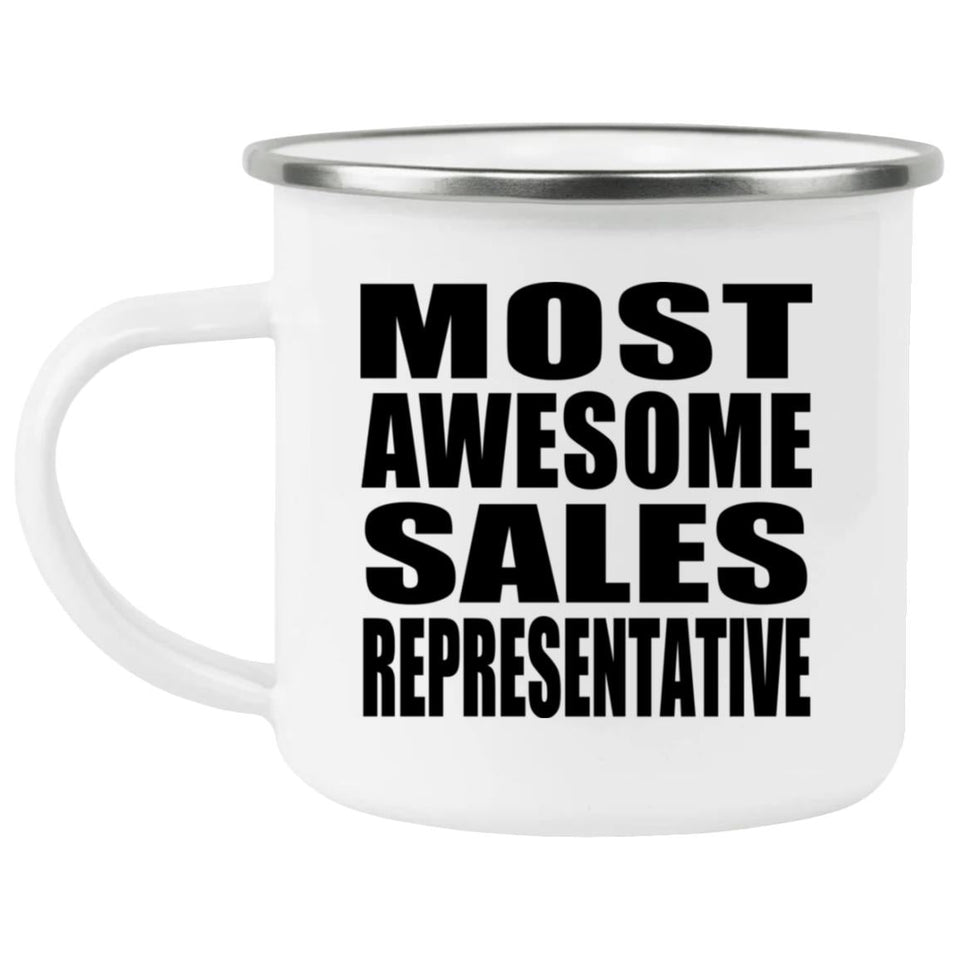 Most Awesome Sales Representative - 12oz Camping Mug