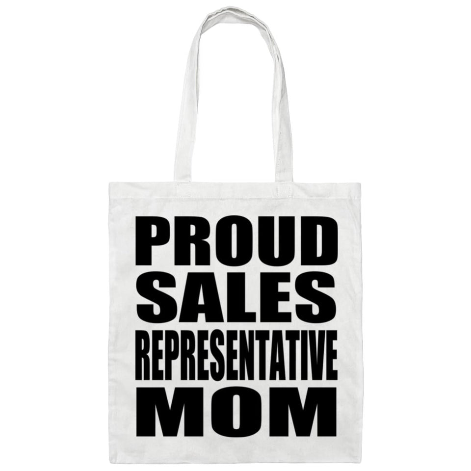 Proud Sales Representative Mom - Tote Bag White
