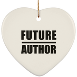 Future Author - Heart Ornament