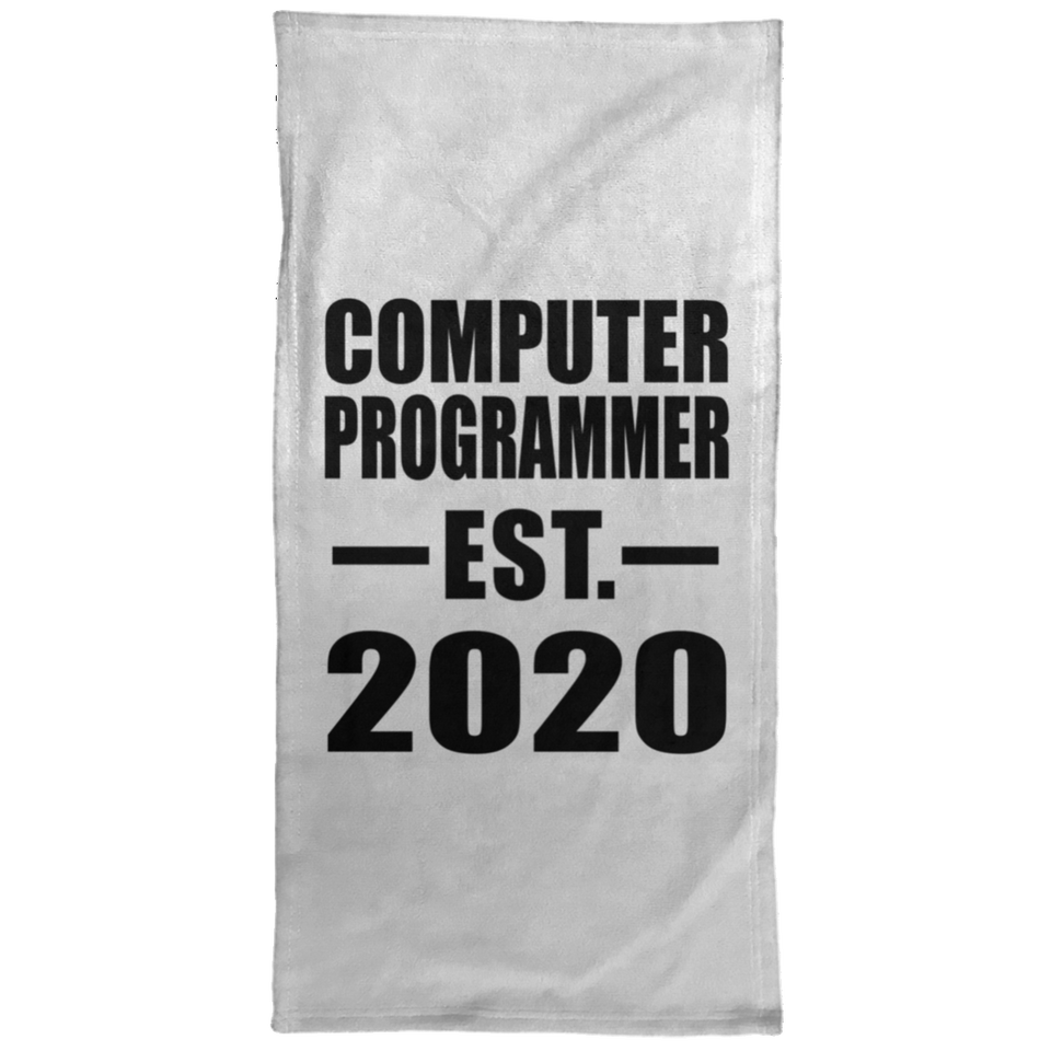 Computer Programmer Established EST. 2020 - Hand Towel