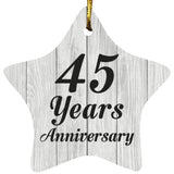 45th Anniversary 45 Years Anniversary - Star Ornament F