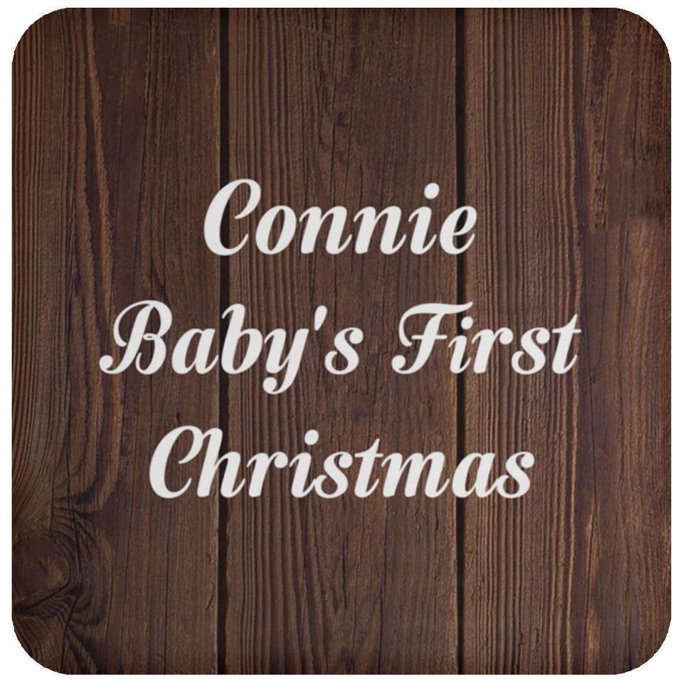 Connie Baby's First Christmas - Drink Coaster D