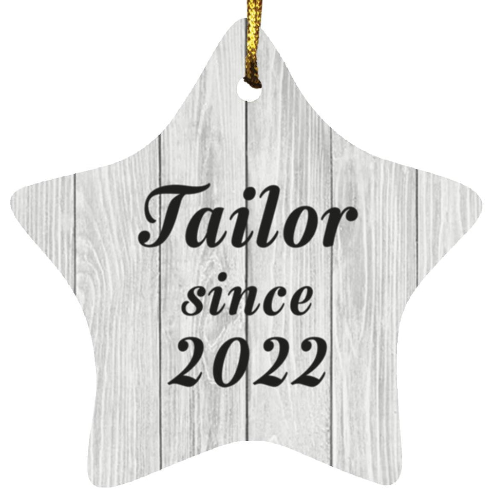 Tailor Since 2022 - Star Ornament F