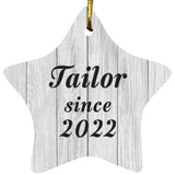 Tailor Since 2022 - Star Ornament F