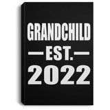 Grandchild Established EST. 2022 - Canvas Portrait
