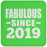 5th Birthday Fabulous Since 2019 - Drink Coaster