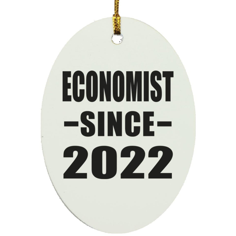 Economist Since 2022 - Oval Ornament
