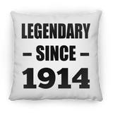 110th Birthday Legendary Since 1914 - Throw Pillow