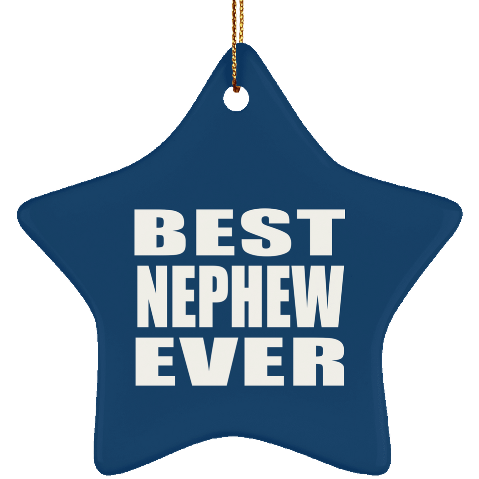 Best Nephew Ever - Star Ornament