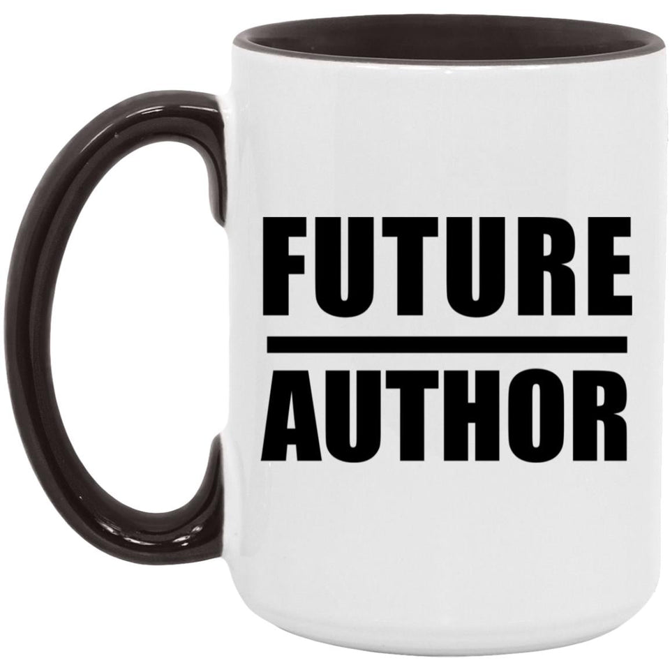 Future Author - 15oz Accent Mug Black