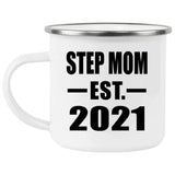 Step Mom Established EST. 2021 - 12oz Camping Mug