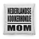 Nederlandse Kooikerhondje Mom - Throw Pillow