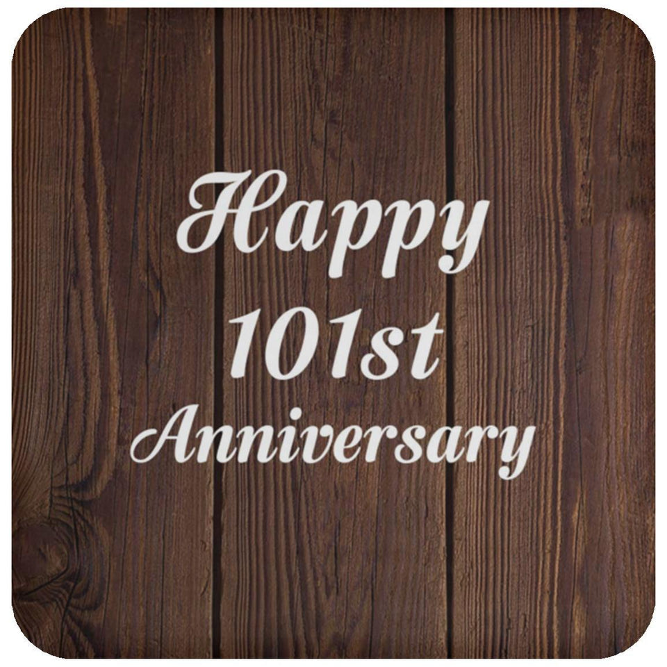 Happy 101st Anniversary - Drink Coaster D