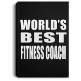 World's Best Fitness Coach - Canvas Portrait