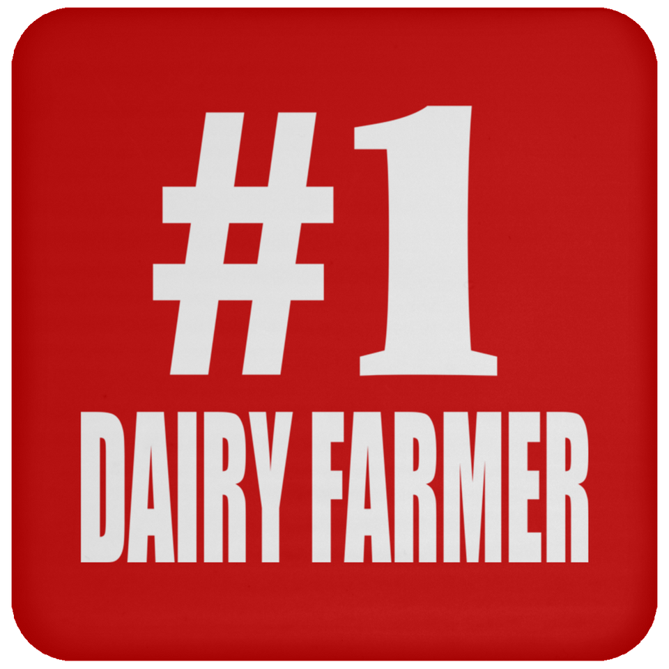 Number One #1 Dairy Farmer - Drink Coaster