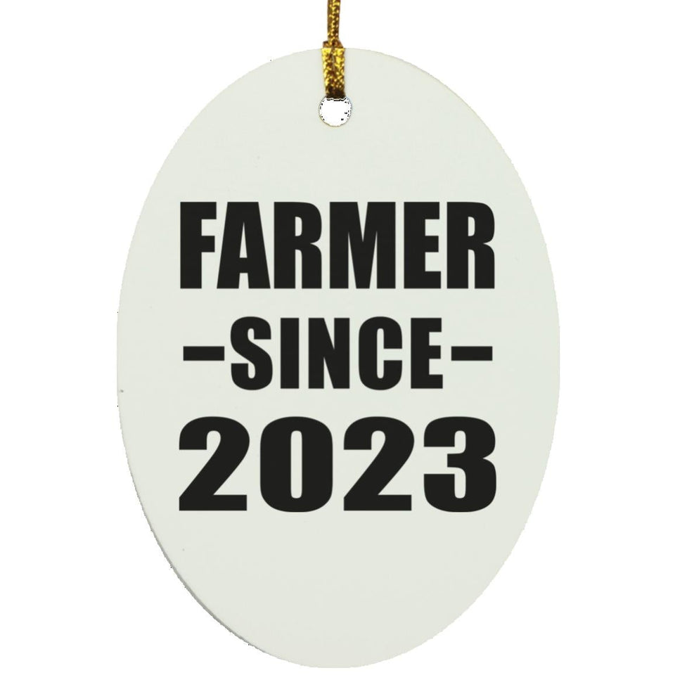 Farmer Since 2023 - Oval Ornament