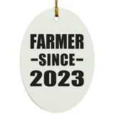 Farmer Since 2023 - Oval Ornament