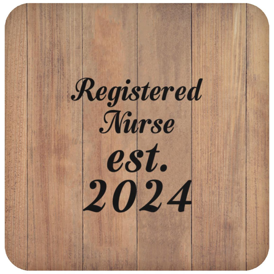 Registered Nurse Established Est. 2024 - Drink Coaster C