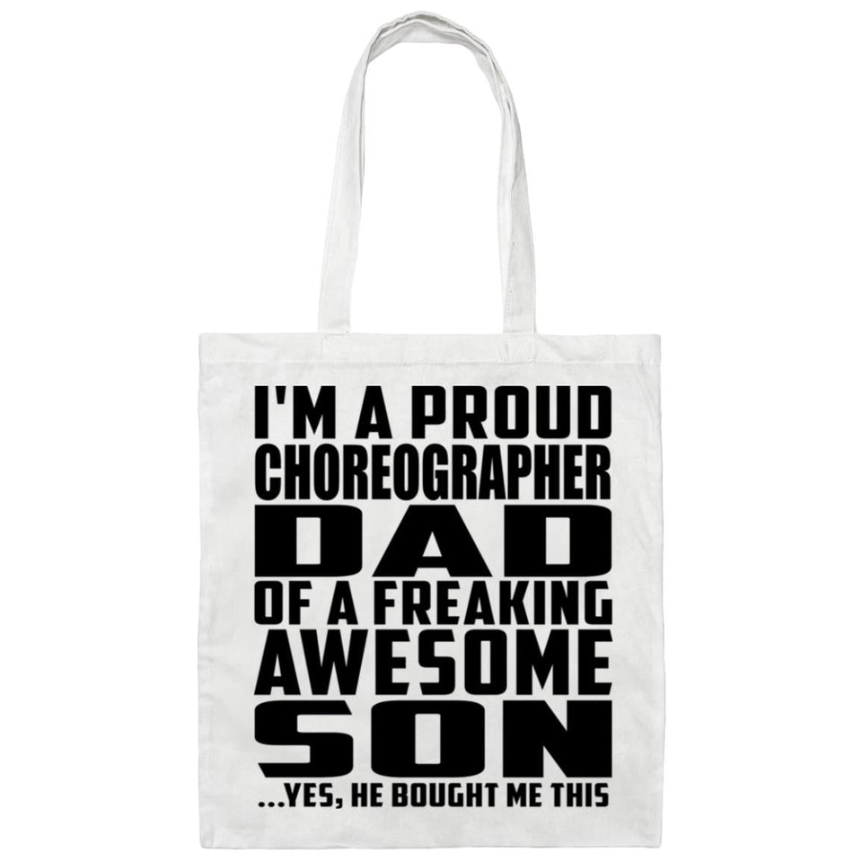 Proud Choreographer Dad Of Awesome Son - Tote Bag White