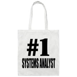 Number One #1 Systems Analyst - Tote Bag White