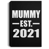 Mummy Established EST. 2021 - Canvas Portrait