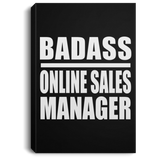Badass Online Sales Manager - Canvas Portrait