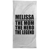 Melissa The Mom The Hero The Legend - Hand Towel