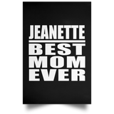 Jeanette Best Mom Ever - Poster Portrait