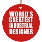 World's Greatest Industrial Designer - Circle Ornament