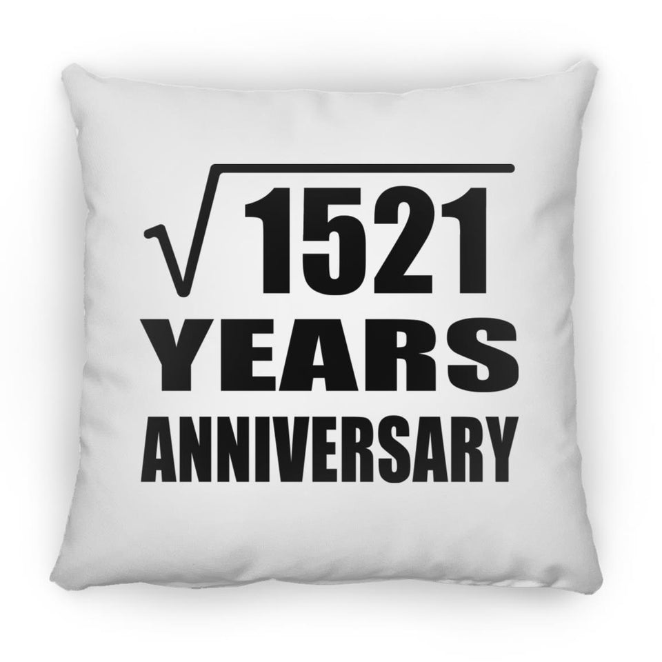 39th Anniversary Square Root of 1521 Years Anniversary - Throw Pillow