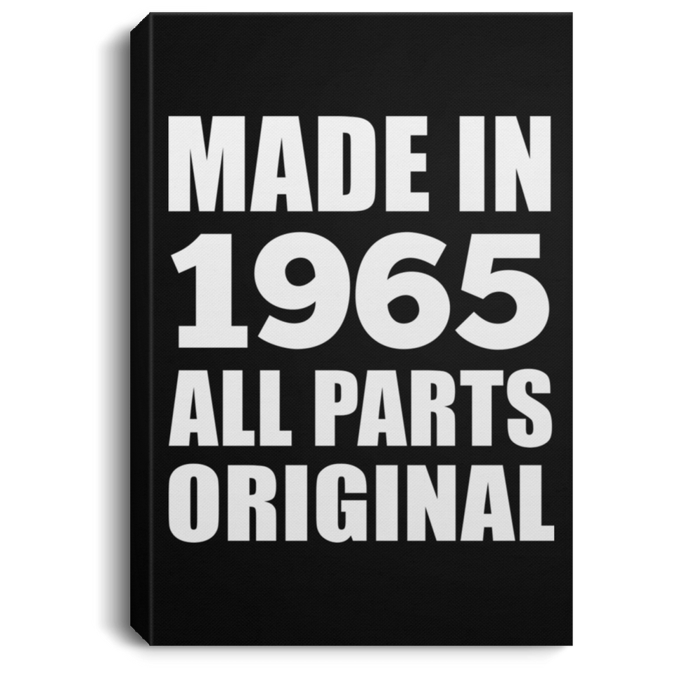 59th Birthday Made in 1965 All Parts Original - Canvas Portrait