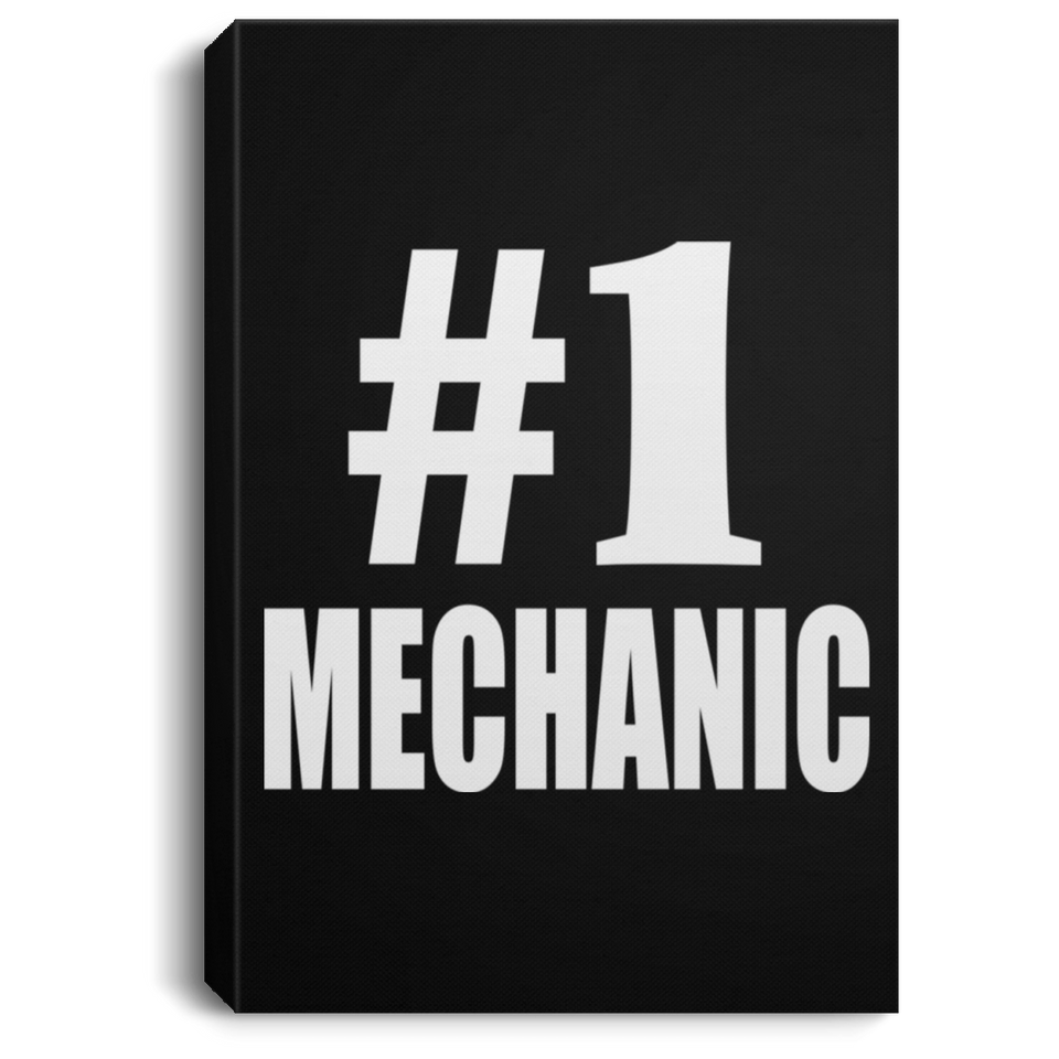 Number One #1 Mechanic - Canvas Portrait