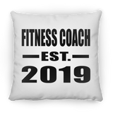 Fitness Coach Established EST. 2019 - Throw Pillow