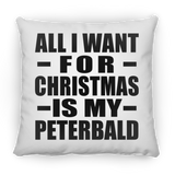 All I Want For Christmas Is My Peterbald - Throw Pillow