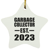 Garbage Collector Established EST. 2023 - Star Ornament