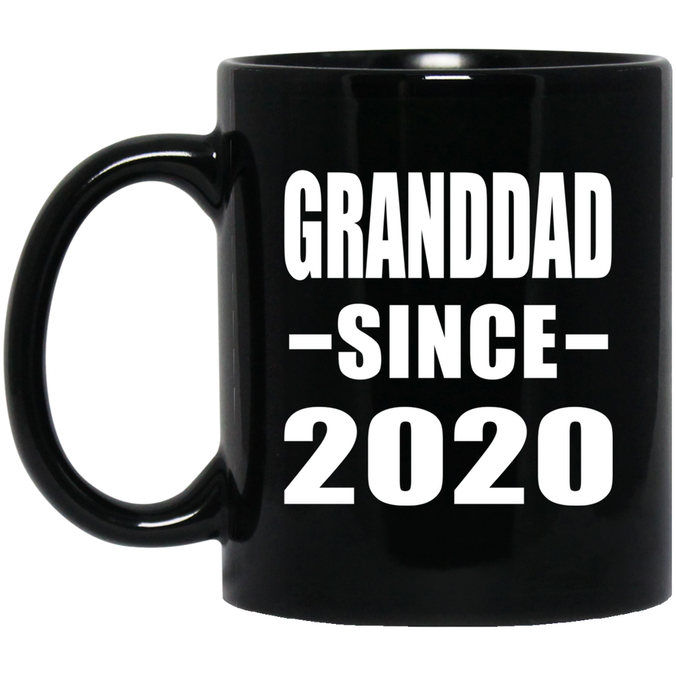 Granddad Since 2020 - 11oz Coffee Mug Black