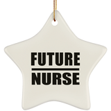 Future Nurse - Star Ornament