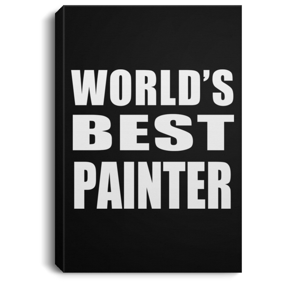 World's Best Painter - Canvas Portrait